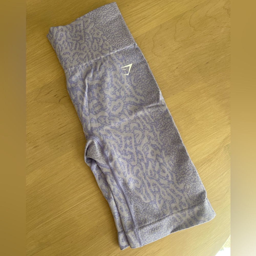 Gymshark adapt purple biker shorts. Size small